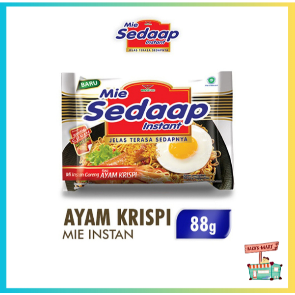 

Sedaap Mie Instan Goreng Ayam Krispi 88 gr