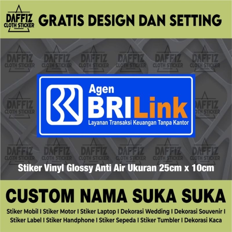 

STICKER VINYL BRILINK 25cmx10cm