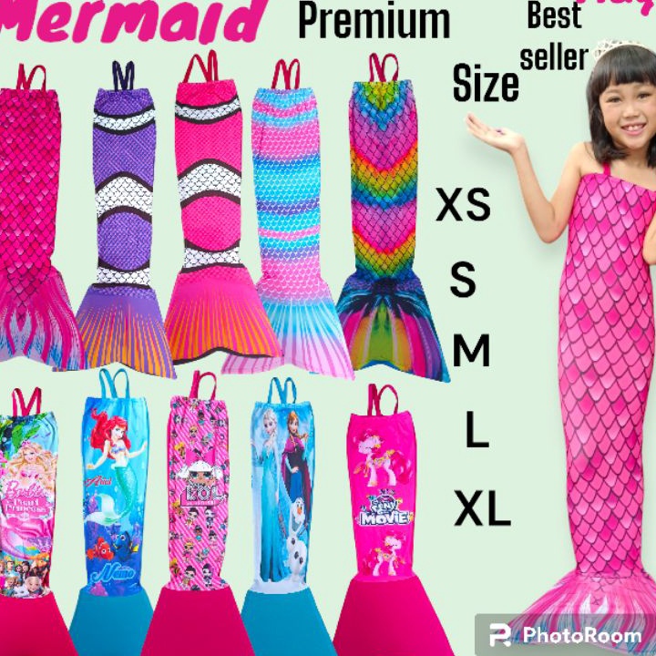 Baju mermeid anak baju renang murah GROSIR