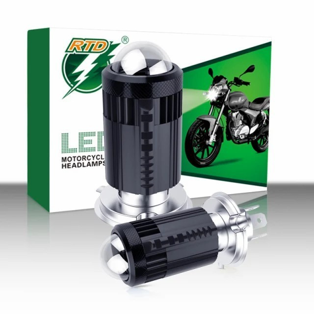 Bohlam LED H4 30 Watt LASER FOKUS 30W Dop Lampu depan Motor Utama K3 AC to DC Ride IT Vixion