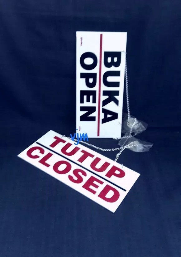 

Deal Terbaik Sign label acrylic open closed papan akrilik buka tutup