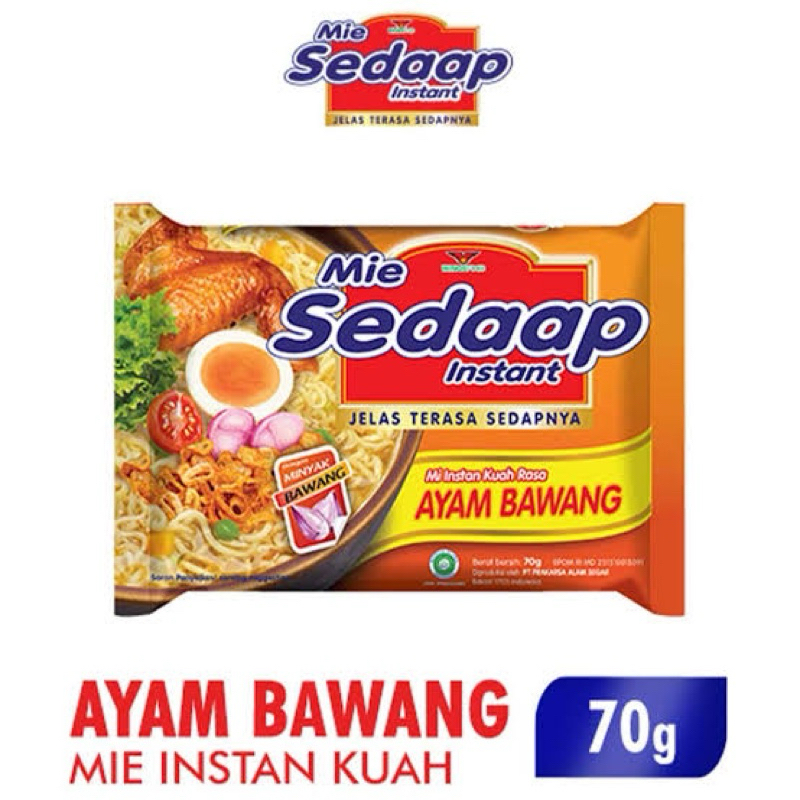 

mie sedap ayam bawang (kuah) 1pcs murah