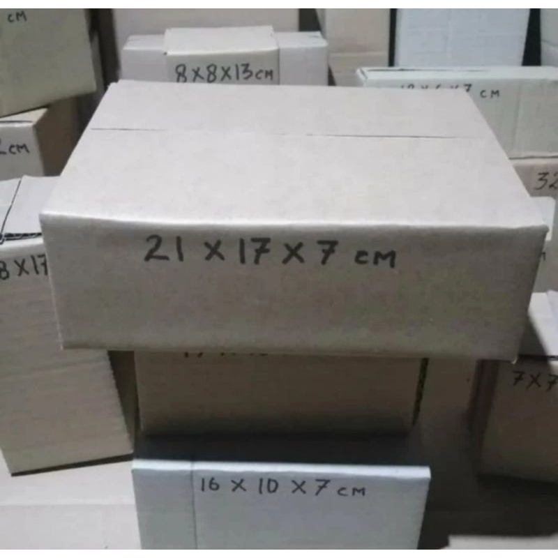 

kardus box packing ukuran 21×17×7 cm