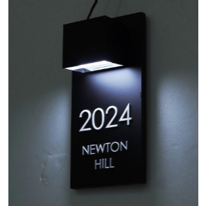 Nomor Rumah LED Akrilik Aesthetic Minimalis