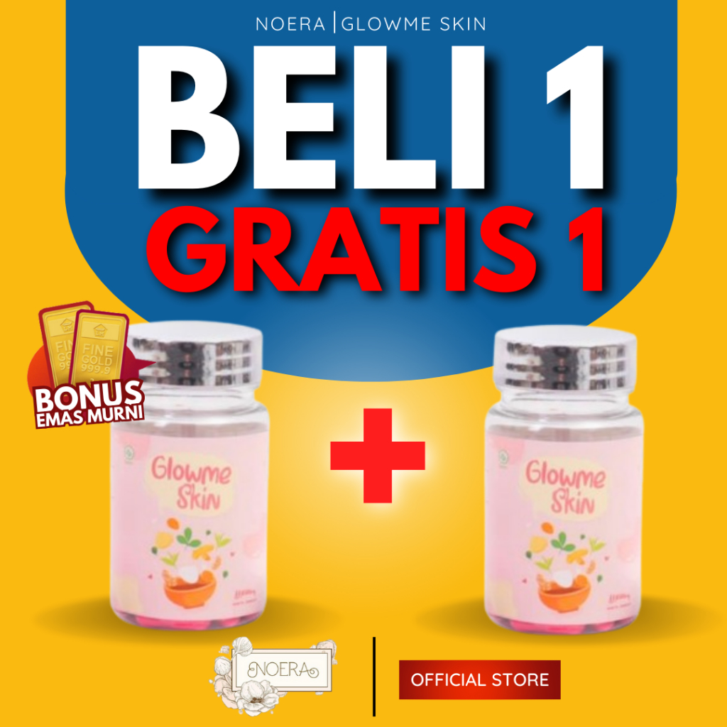 Skin | Kapsul Pemutih Kulit | Whitening Capsule | 10x Extra Whitening Booster | Kapsul Jerawat BPOM 