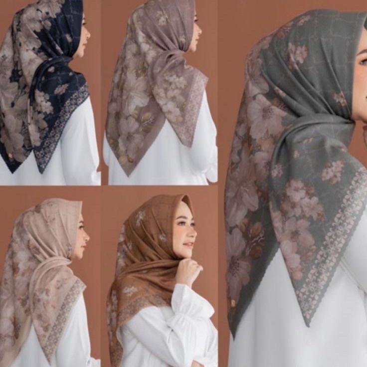 Sohib Hijab 2 Hijab Segi Empat Voal Motif Terbaru denay kw Jilbab Segi Empat Motif Kerudung Segi Emp