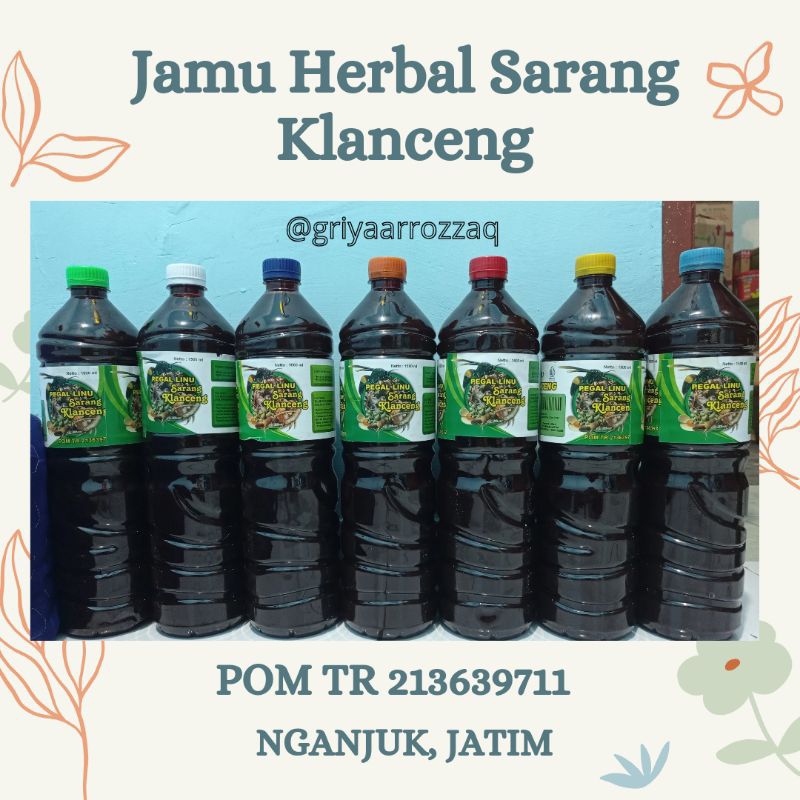 

JAMU HERBAL SARANG KLANCENG 1500 ML