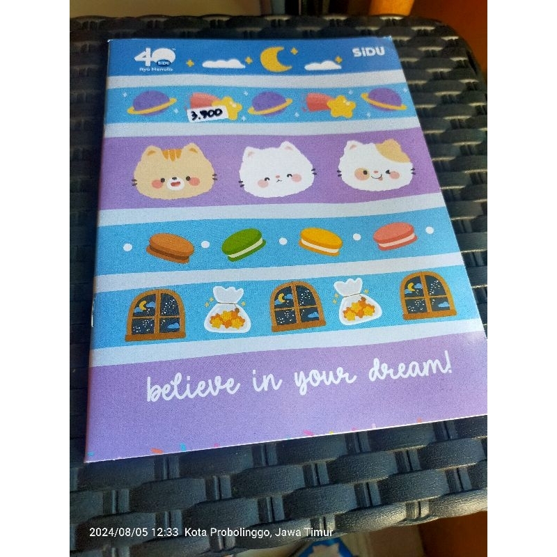 

Buku tulis sidu ukuran kwarto