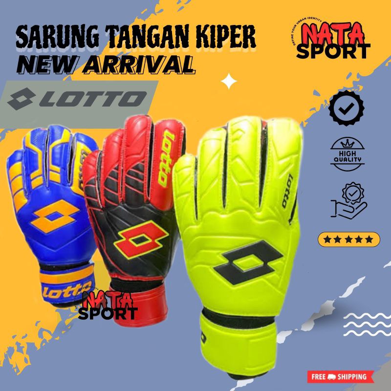 SARUNG TANGAN KIPER MURAH PREMIUM LOTTO