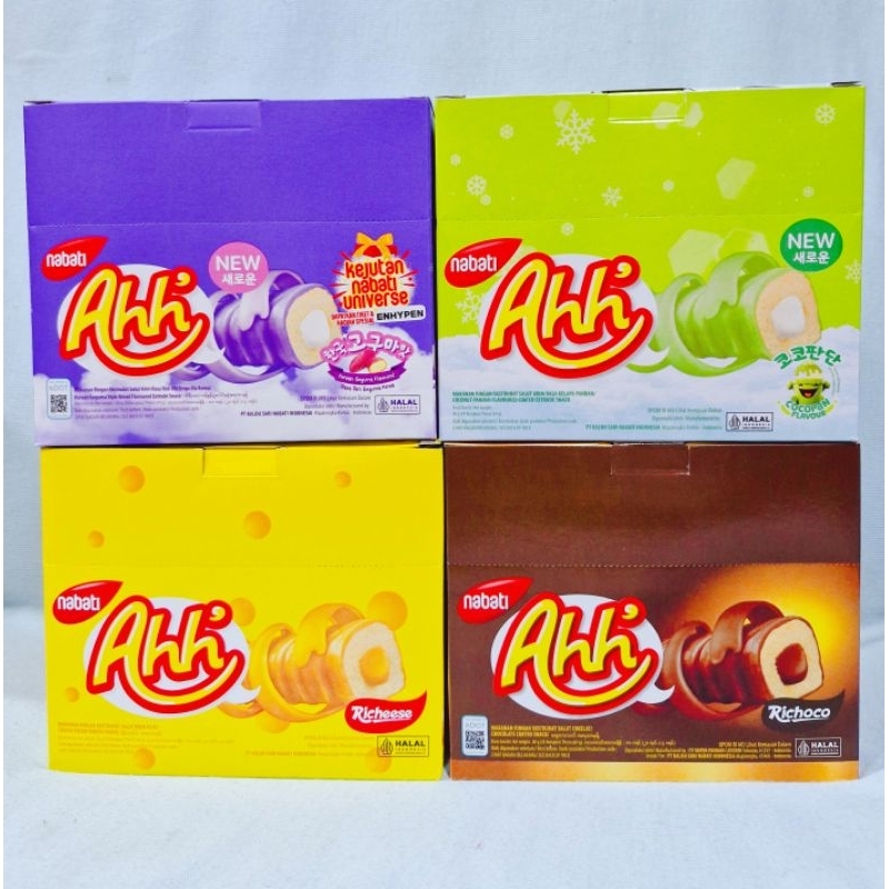 

Nabati Ahh Richeese / Richoco / Korean Goguma / Cocopan (1 Box isi 20 Pcs)