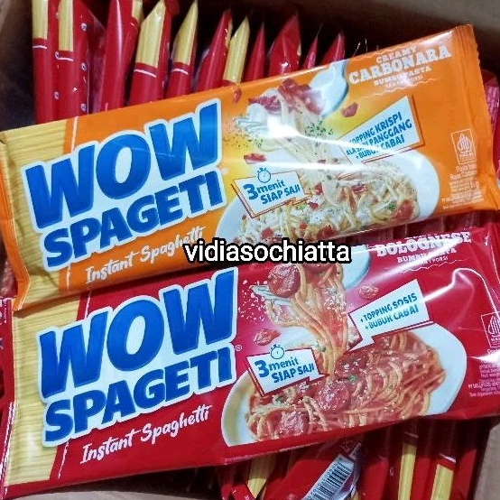 

WOW Spageti Instant Bolognese Carbonara 84gr