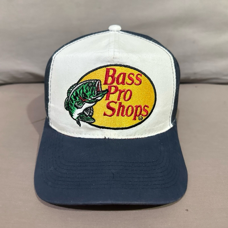 Topi Bass Pro Shops Bordir Trucker second