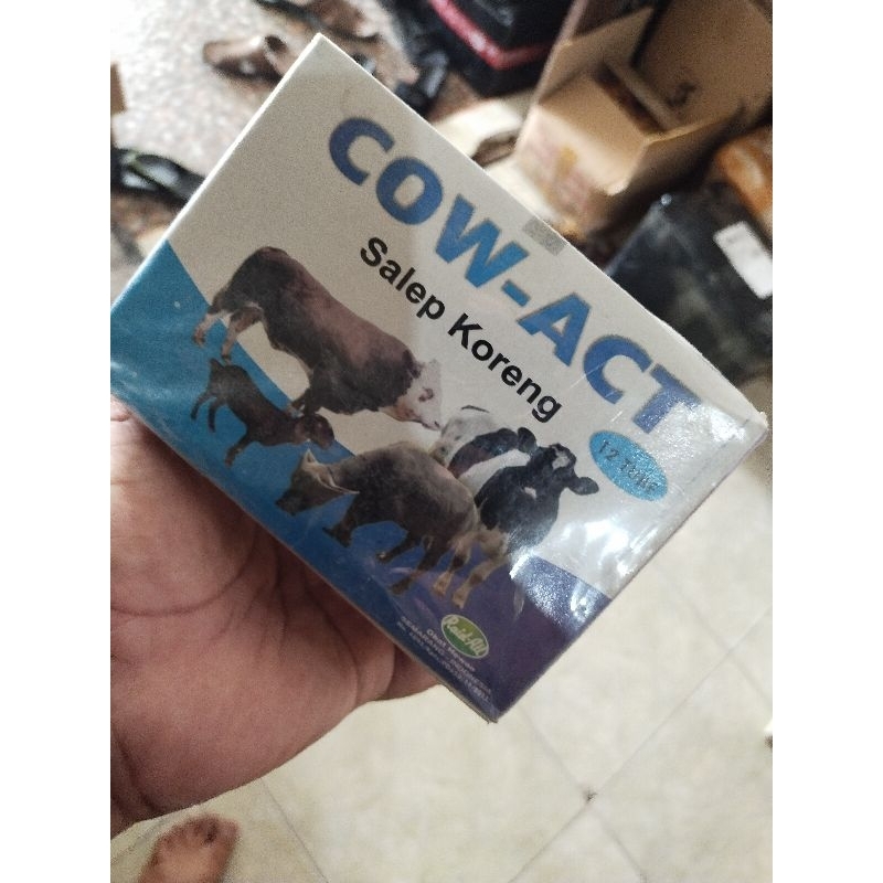 COW ACT salep obat koreng/borok/gatal/ pada sapi(1pcs)