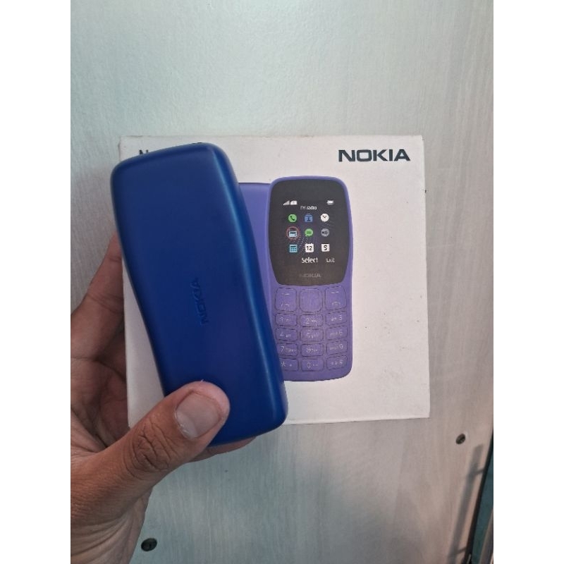 (NORMAL) NOKIA 105 2022 SECOND BEKAS RADIO FM FULLSET