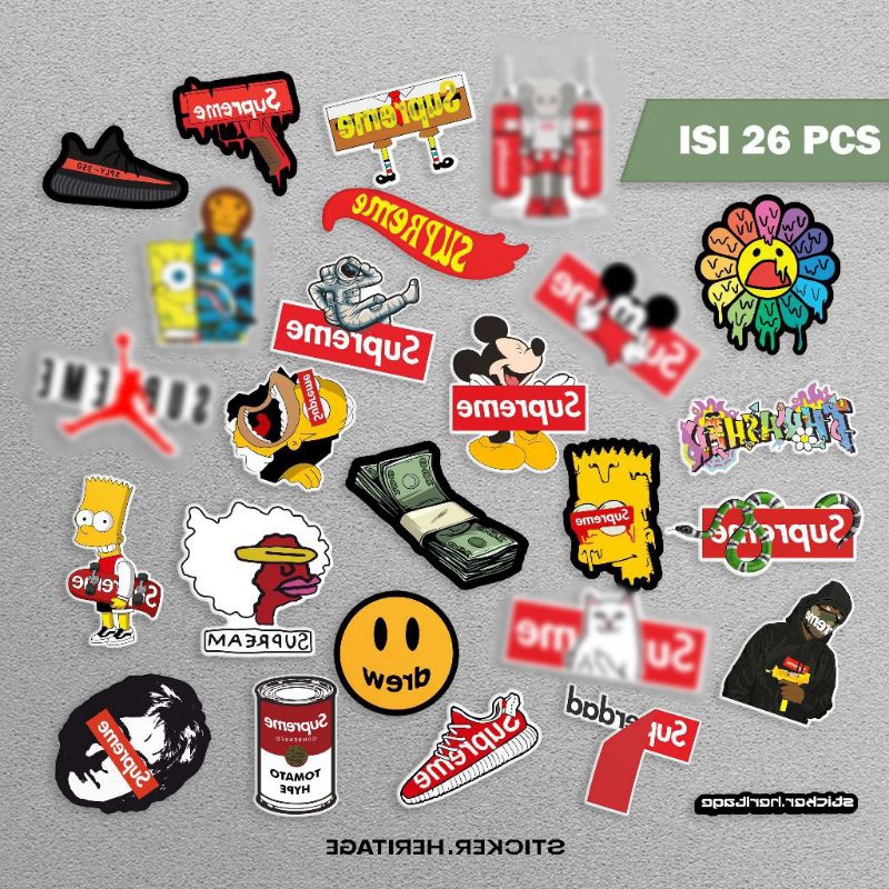 

Stiker Sticker Aesthetik suprame | stiker hp | stiker koper | stiker tumbler | stiker laptop | stiker variasi sticker stiker murah