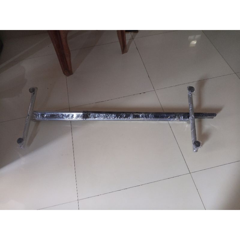 gantungan baju tarik gawang hanger stand stend sten jualan single jemuran celana pameran tempat jake