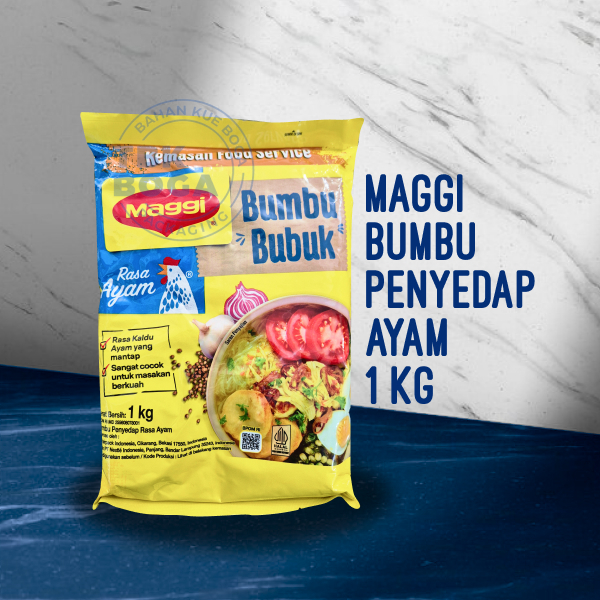

Maggi Bumbu Ayam ( 1 kg ) Penyedap Rasa Chicken Flavouring Bubuk Masak Maggie