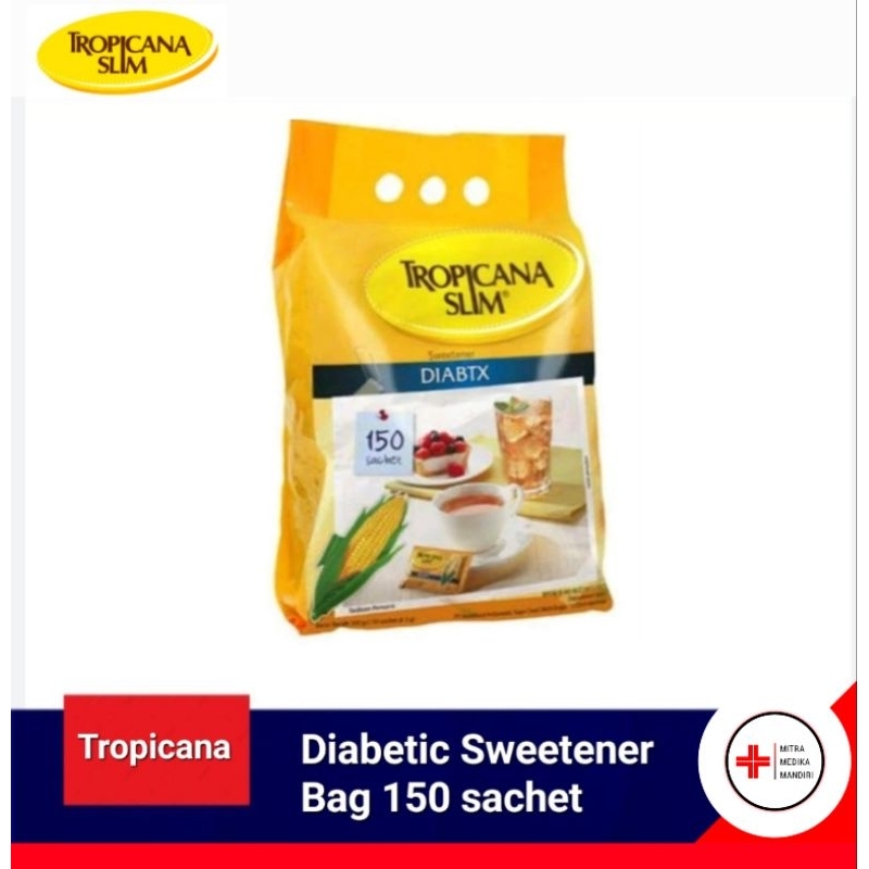 

Tropicana Slim Sweetener Diabetic Bag 150 sachet Gula Jagung Diabetest