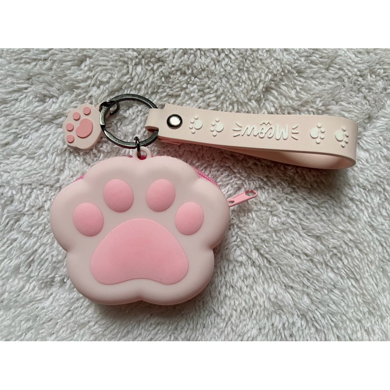 Miniso Cat Paw Silicone Coin Purse - Dompet Koin Silikon Tapak Kaki Kucing