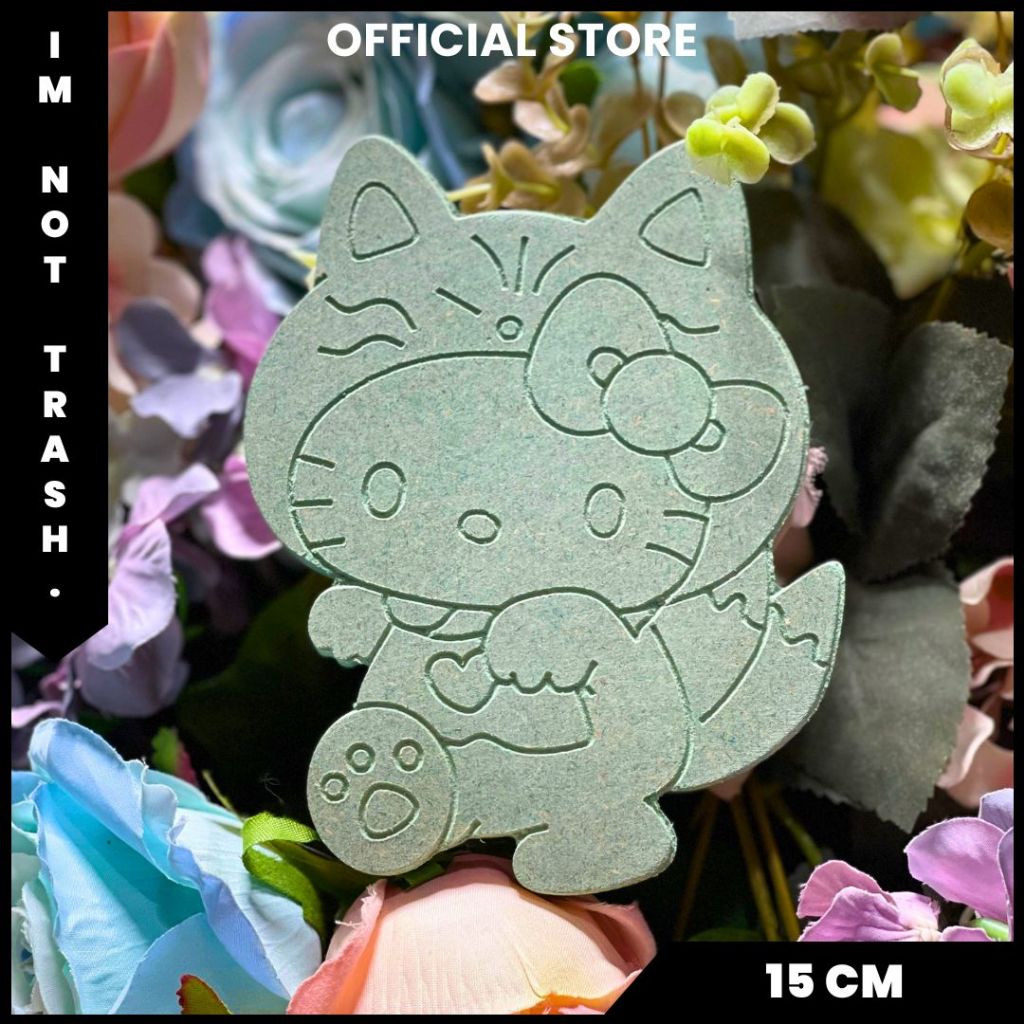 

IMNOTTRASH | MAINAN SET ANAK DIY CAT KUAS | KADO ULANG TAHUN MURAH | PAINTING GAMBAR | HELLO KITTY | 15 CM