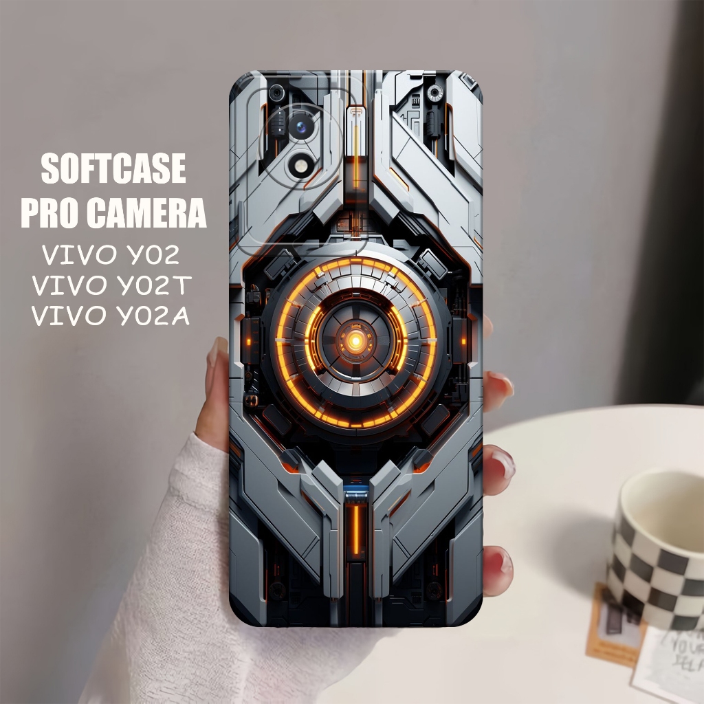 Case VIVO Y02 / Y02T - VIVO Y02 / Y02T  Terbaru - Softcase VIVO Y02 / Y02T - Softcase Pro Camera - C