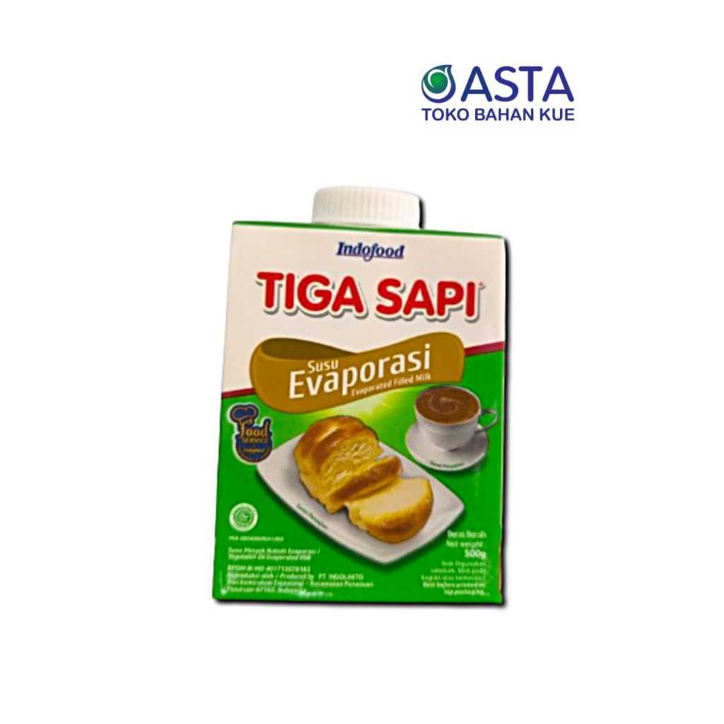 

Tiga Sapi Evaporasi 500gr | Beli 2 Lebih Murah | Susu Evaporasi praktis untuk baking & Cooking