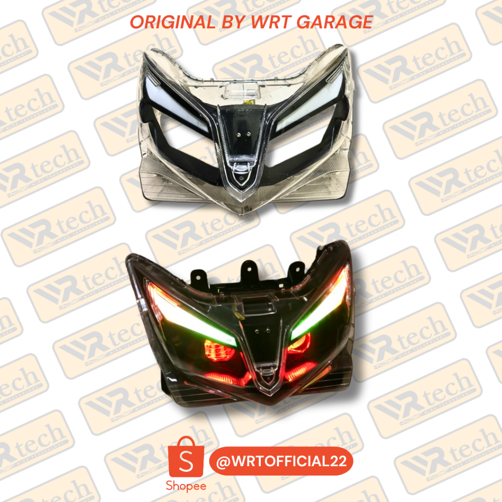 Frame Lampu Alis Mentah custom model Lazy Vario 125 KZR TANPA LED