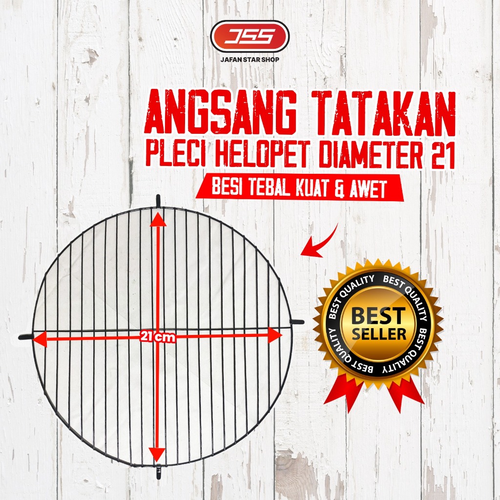Angsang Tatakan Kandang Alas sangkar Pleci Helopet 21 cm