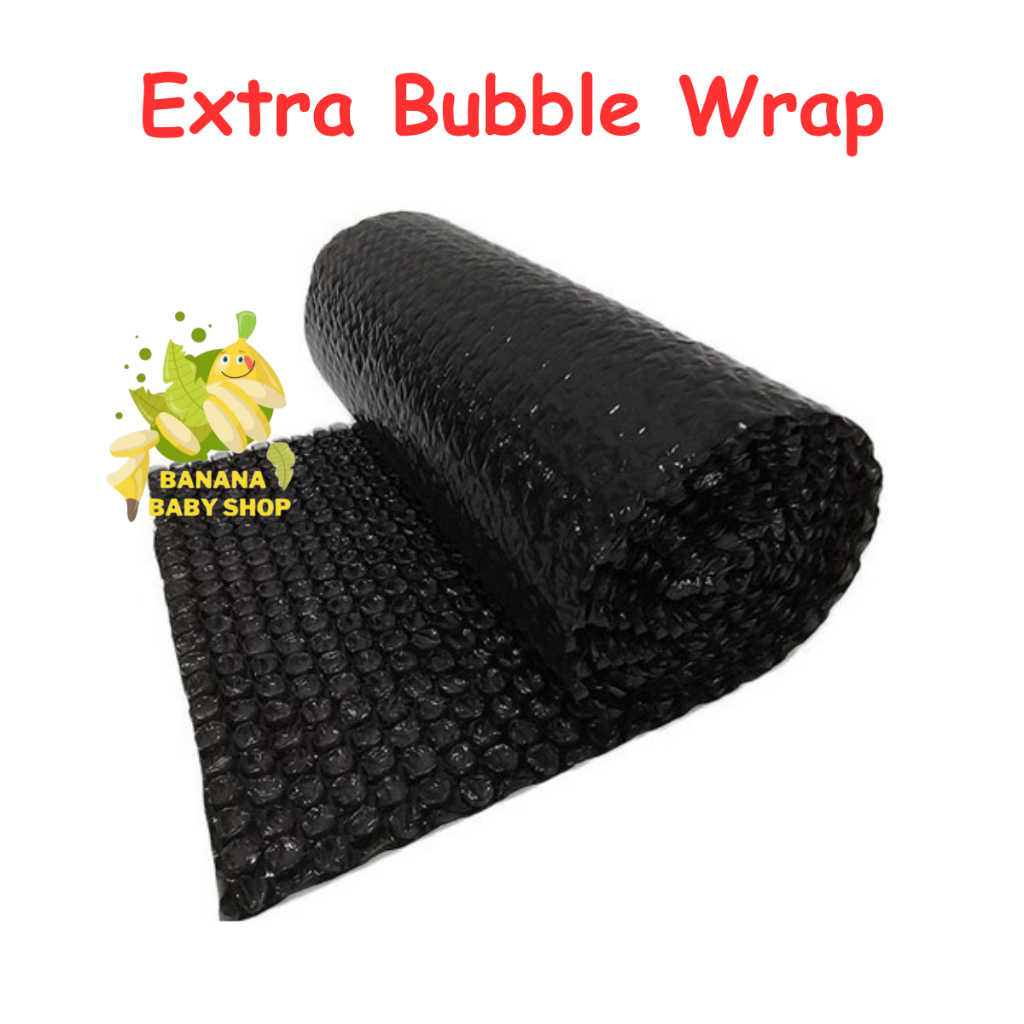 

Extra bubble wrap tambahan untuk packing