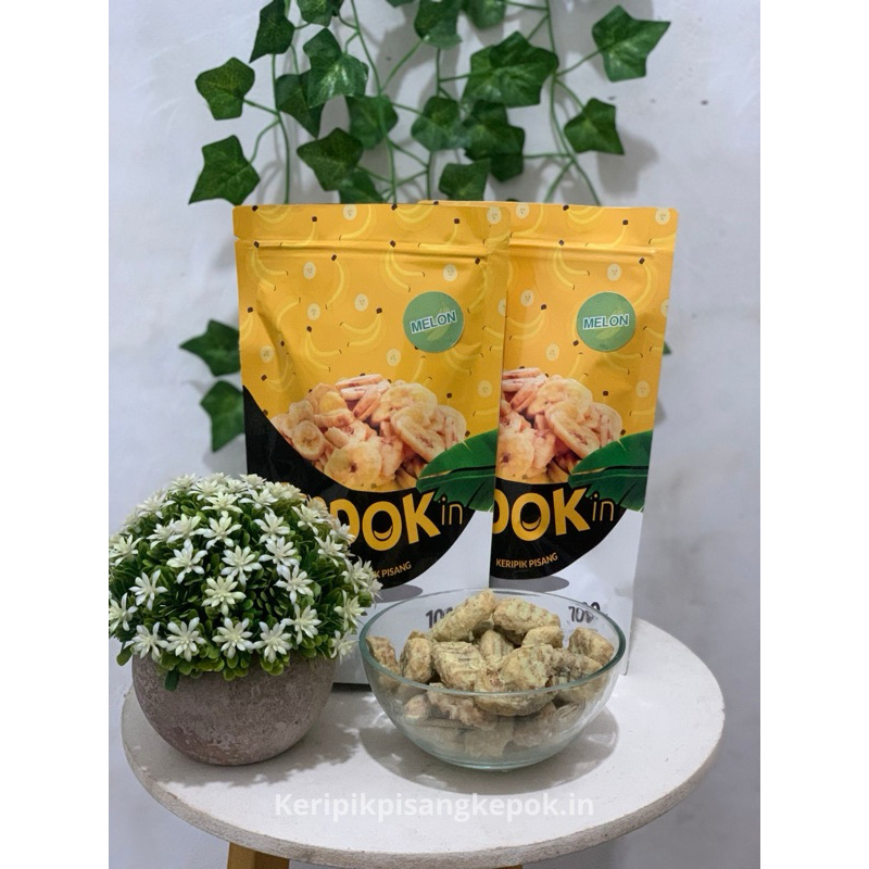 

Keripik pisang kepok Khas lampung, isi 120 gram
