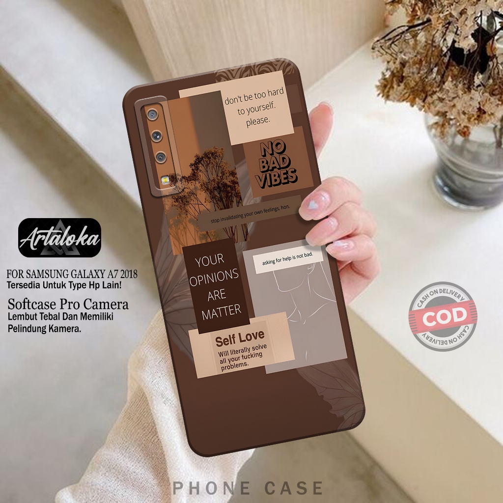 Case Hp Samsung Galaxy A7 2018 Fashion Case Aesthetic Softcase Samsung Galaxy A7 2018 Silikon TPU Pr