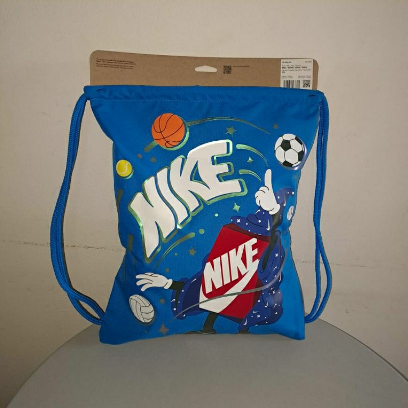 Tas Gym Sack Bag Anak Nike Kids Boxy Drawstring Bag 12L Original FN1360-406