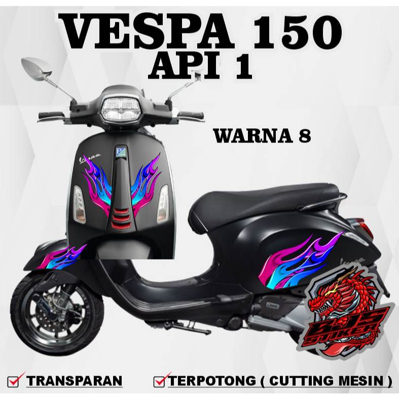 Stiker Sticker Vespa 150 Vespa Primavera Vespa sprint api 4 - Stiker Sticker Decal Vespa 150 Vespa P