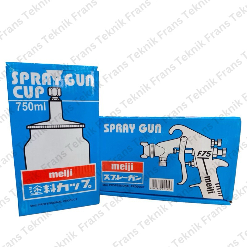 Spray Gun MEIJI Tabung Bawah F75 / F-75 Taiwan/ SPRAY GUN MEIJI F75 TABUNG BAWAH/ Spraygun F75G tabu