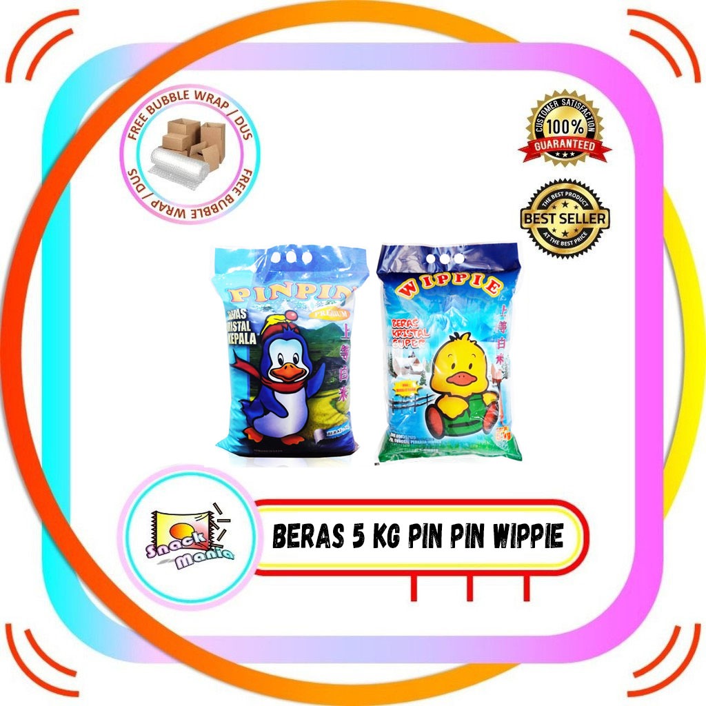 

Beras Wippie | PIN PIN Premium Rice Grain 5 kg PinPin