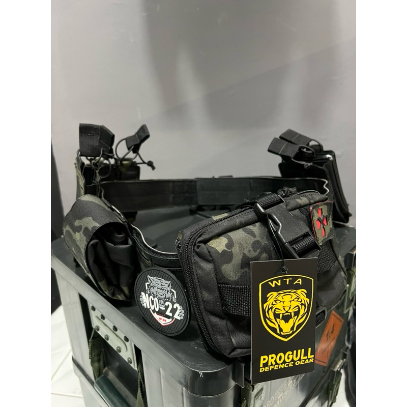 KOPEL PROGUL TNI | POLRI BELT HIPALUS MULTICAM BLACK | KOPEL TACTICAL