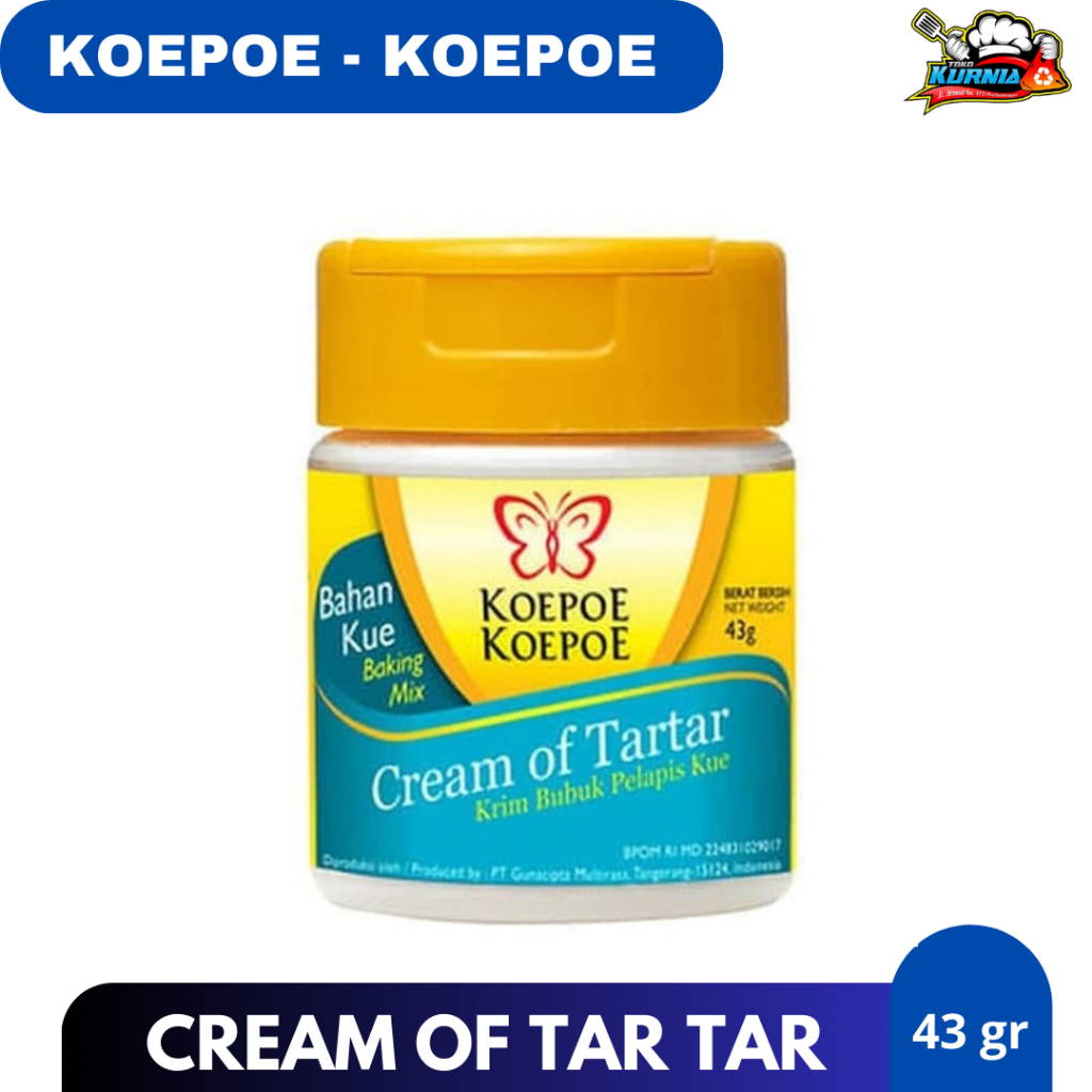 

CREAM OF TARTAR KOEPOE KOEPOE 43 GRAM