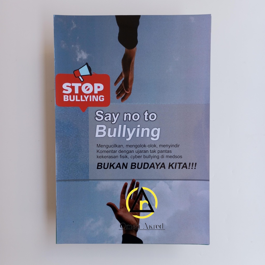 Poster Stop Bullying - Say No Bullying - Stop Perundungan