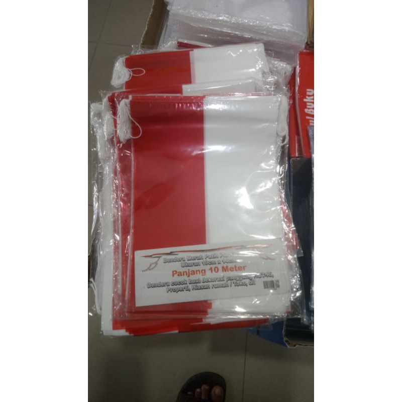 bendera mini plastik