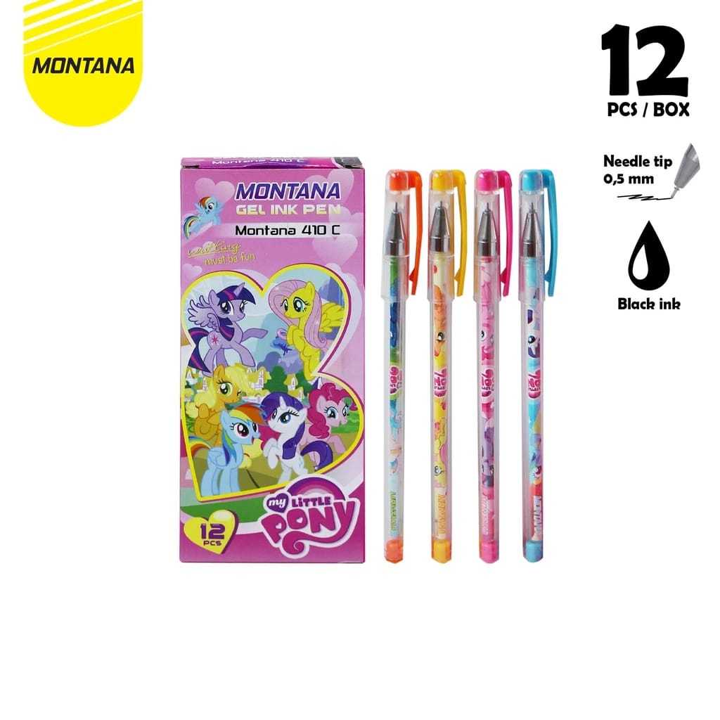 

MONTANA Ball Pen GEL / Pulpen / Pena Montana 410 C PONY