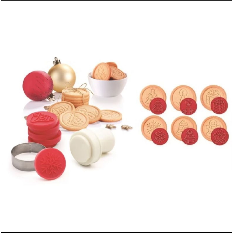 6 set Cookies cutter cetakan kue kering cetakan cookies motif Natal Christmas