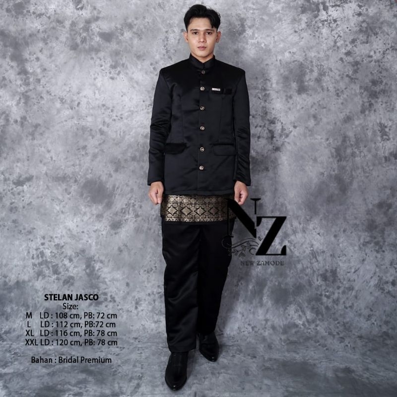 Setelan Jasko | bahan bridal premium tanpa songket