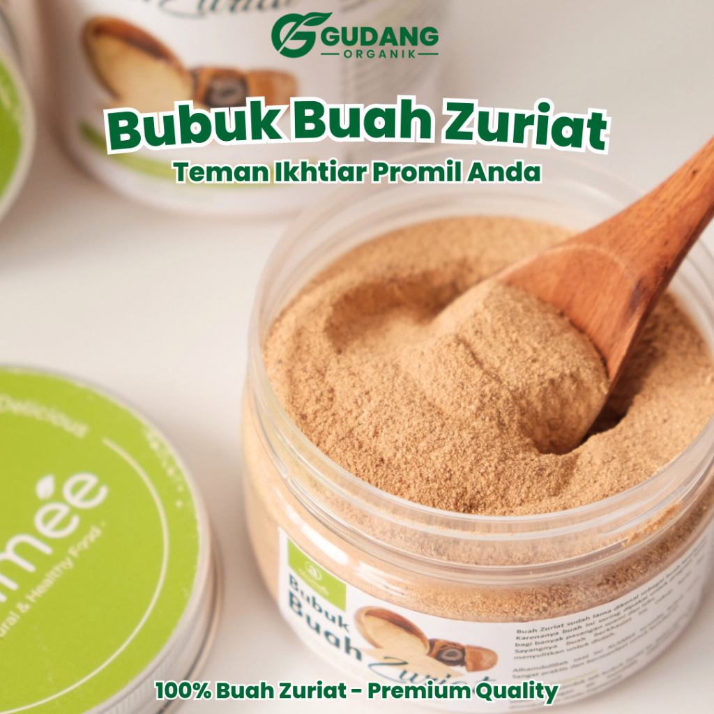 

125gr Zuriat Powder High Quality Bubuk Zuriat Serbuk Buah Zuriat Murni Tanpa Campuran Untuk Promil