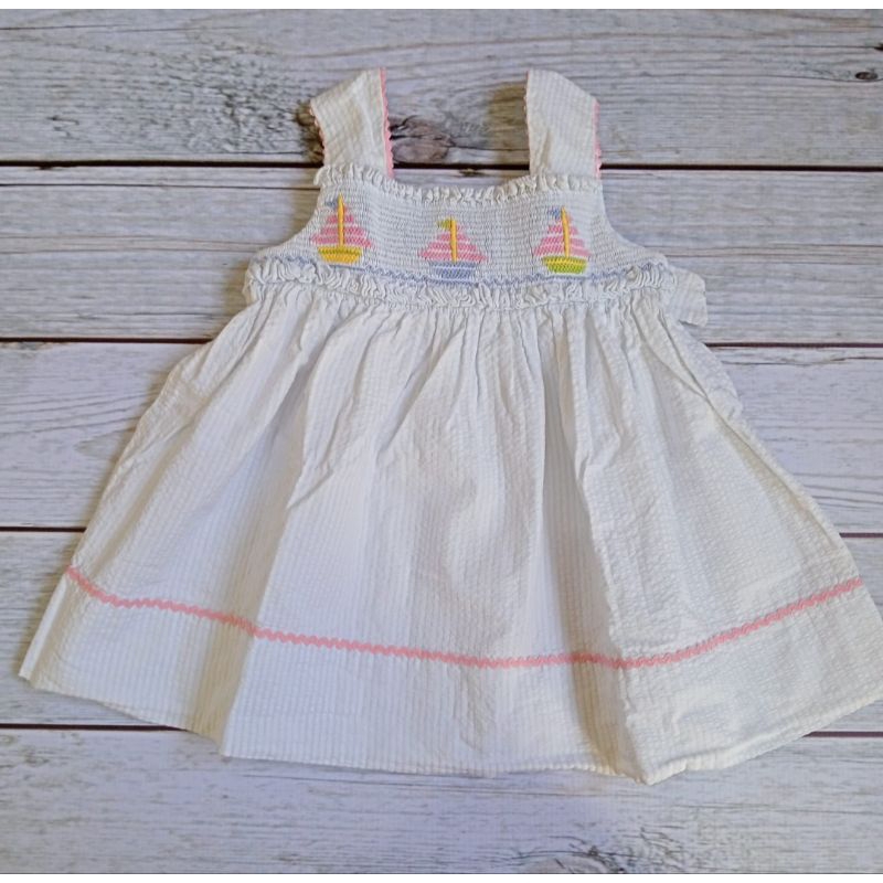 smocked dress anavini