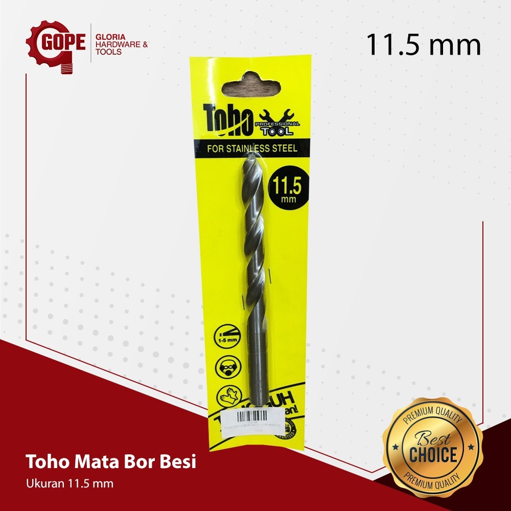 Toho Mata Bor Besi Ukuran 11.5 mm