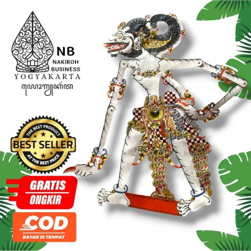 NAKIROHBUSINESS ANOMAN / HANOMAN TIWIKRAMA Wayang Kulit Sapi Asli Anoman Tiwikrama Alusan Bahan Kuli