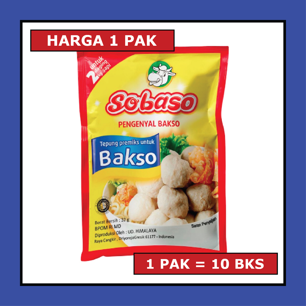 

Sobaso Tepung Pengenyal Bakso