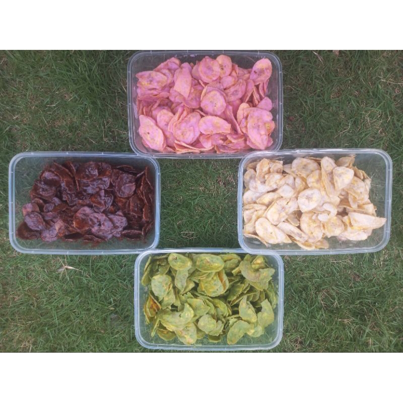 

keripik pisang lumer ukuran 200g dan 250g