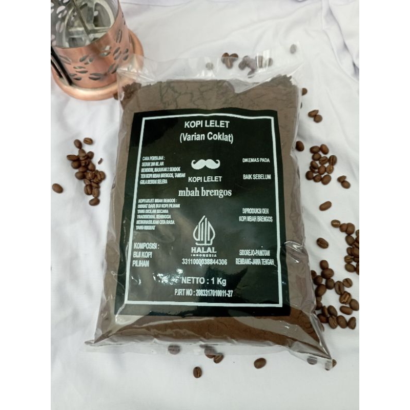 

kopi lelet mbah brengos varian coklat 1kg