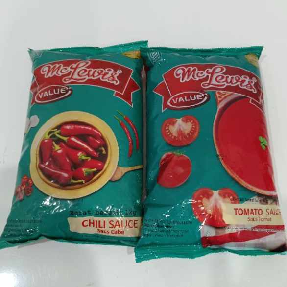 

Mc Lewis Chilli Sauce & Tomato Sauce 1kg